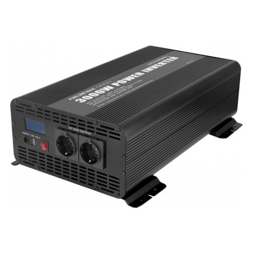 Инвертор PSW 3000/6000 Вт 12 В пульт с дисплеем 6 м GYS
