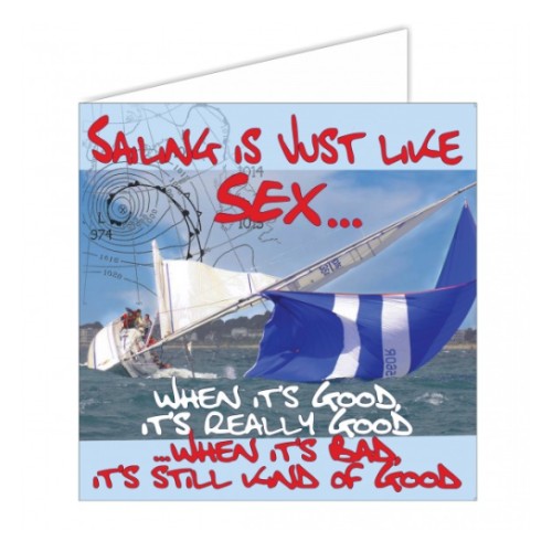 Открытка морской тематики - sailing sex