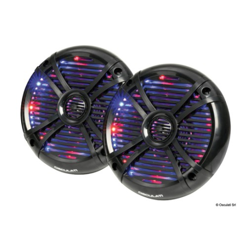 Водонепроницаемые динамики, 2 x 50W, чёрные, 186 mm