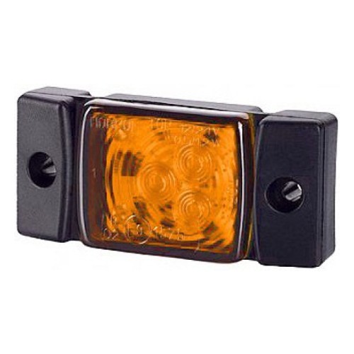 Боковой габаритный фонарь LED LD141 73x33 мм жёлтый 12/24 В
