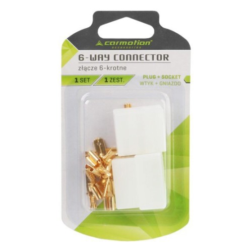 6-PIN розетка + штекер 12-24 В Carmotion