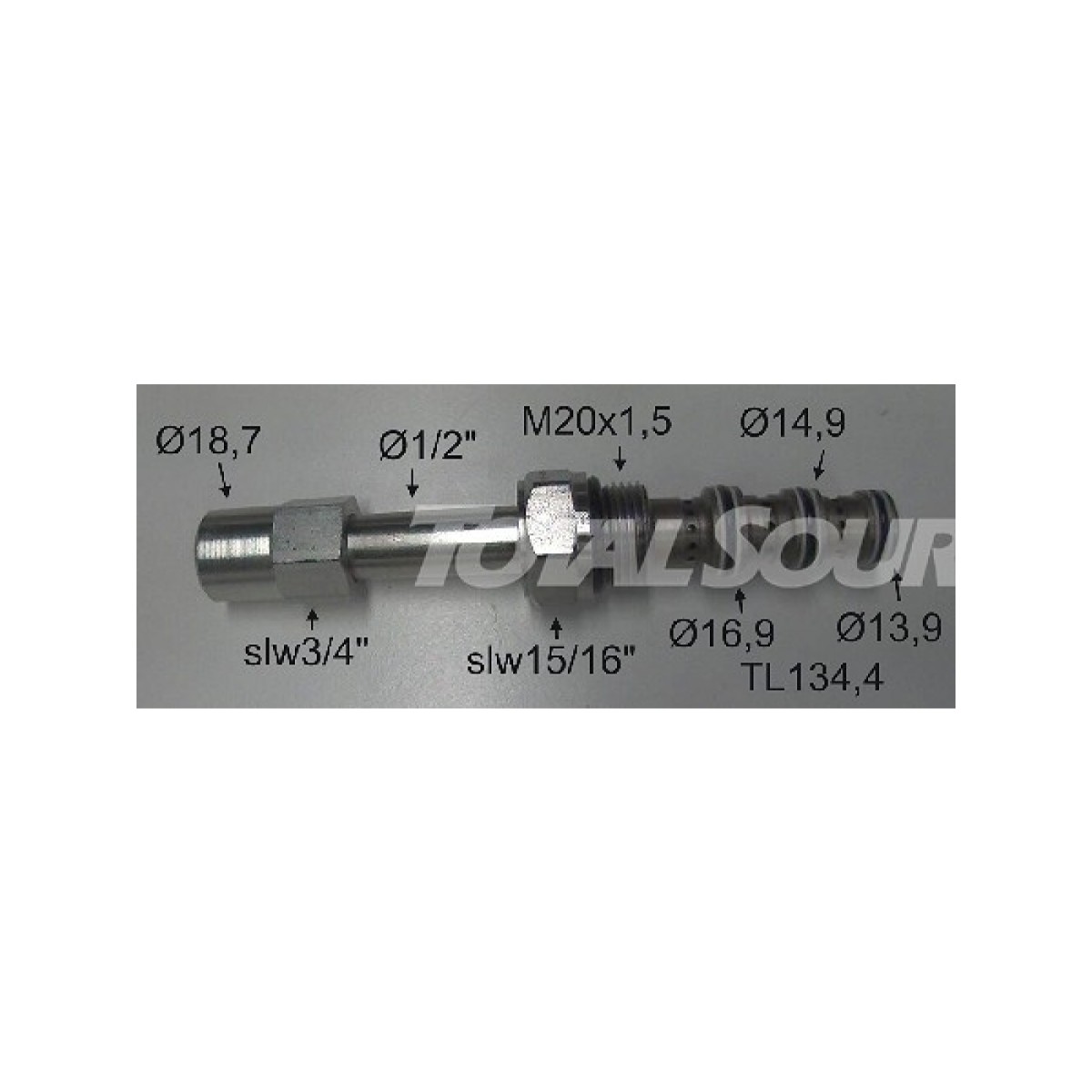 Гидроборт. электромагнитный клапан Ø13.9Mm/Ø14.9Mm/Ø16.9Mm M20X1.5 32833