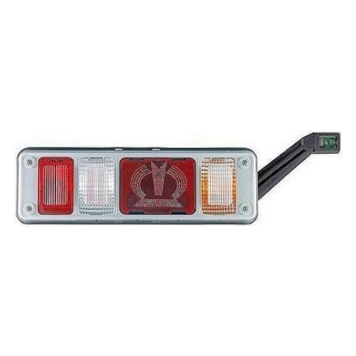 Задний фонарь LED правый + рожок с синим разъёмом логотип Krone 515072281