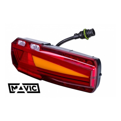 LED задний фонарь прицепа правый 12/24В IP68 405x145x63 Mavic