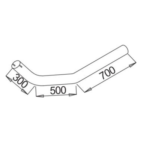 Труба глушителя MB 6584900519