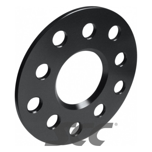 Wheel spacers 2pcs aluminium 5mm 5x120 (74.1) black anodised BMW