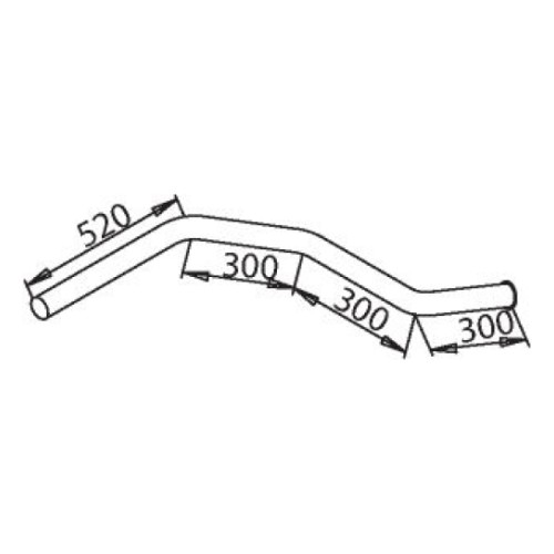 Труба глушителя MB 3814900321
