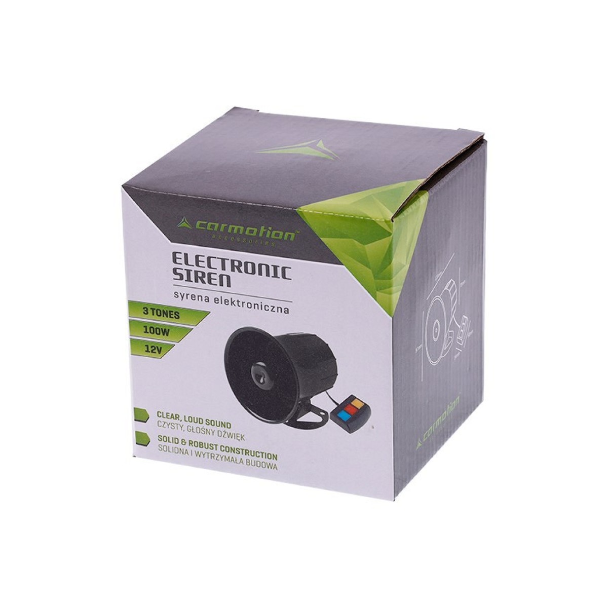 Elektrooniline Sireen 12V 100W Carmotion