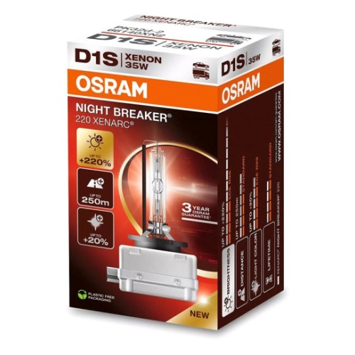 85V D1S Xenon лампа 35W pk32D-2 +220% Night Breaker Laser Osram