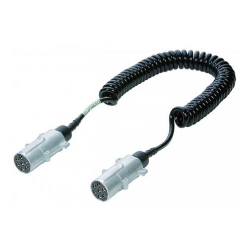 Спиральный кабель 7-pin N 4,5 м алюминиевые разъёмы