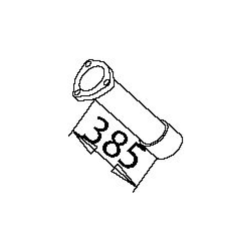 Труба глушителя MB 6204901825