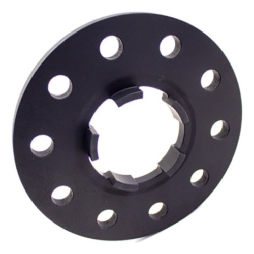 Wheel spacers 10mm 5x130 CB71.6 Porsche (System 2P-5 Pin) black 2pcs