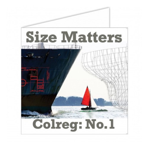 Открытка морской тематики - size matters