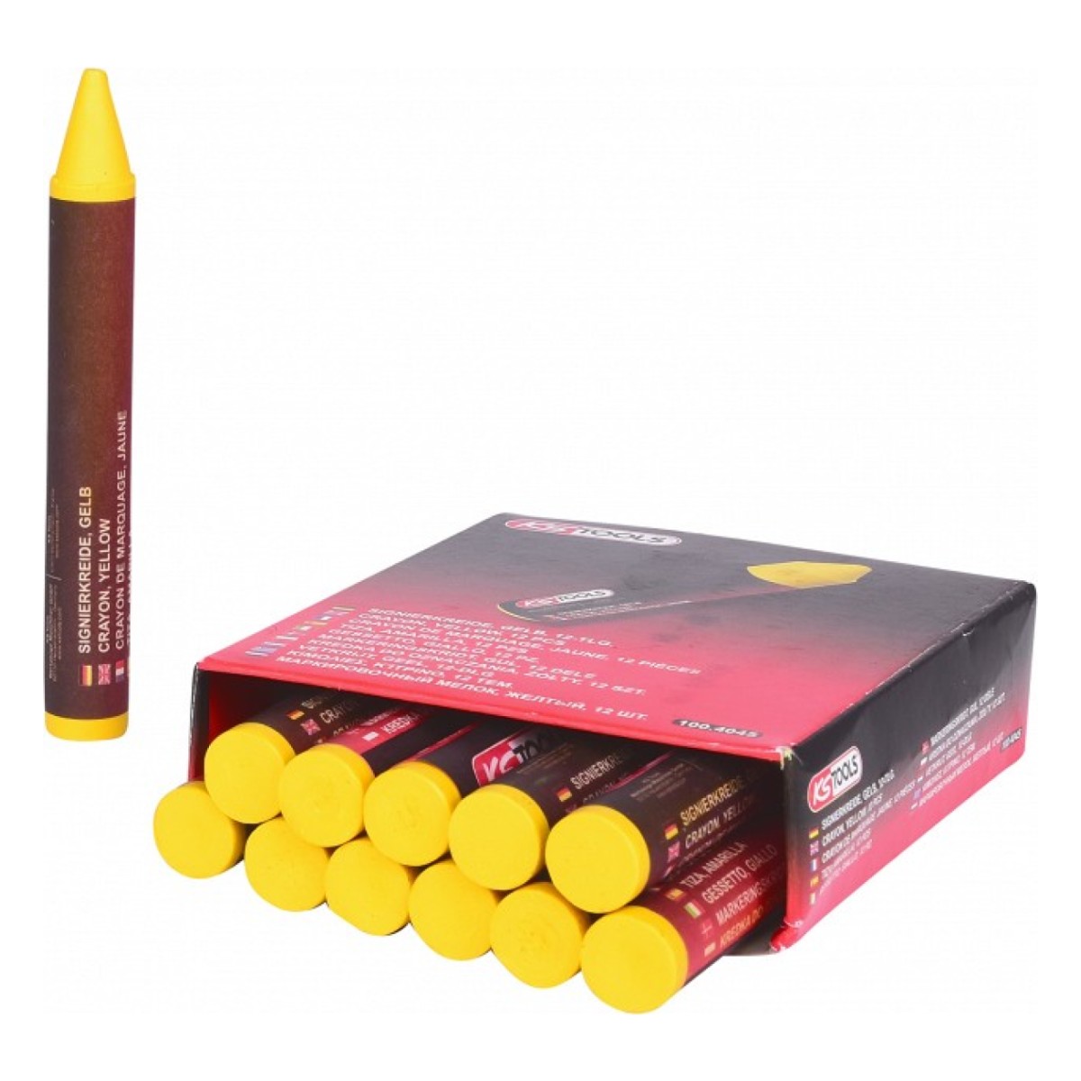Rehvikriit (12Tk) Diam. 14Mm. 110Mm. Kollane Ks Tools
