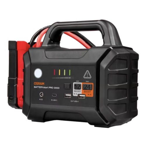 Jump starter power bank 12V/24V 500A (2500A) 36400mAh Osram