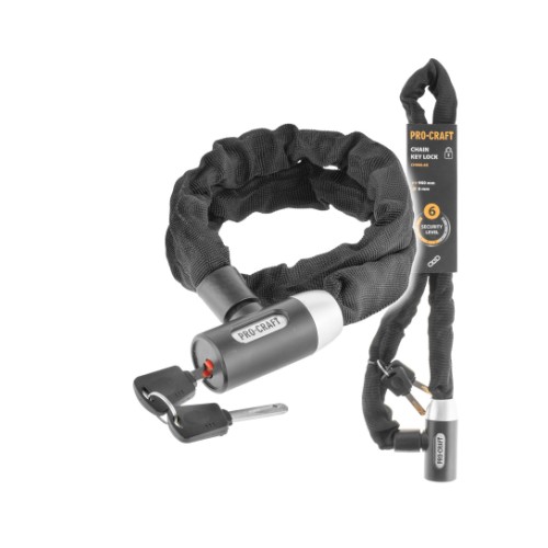Chain lock with key Procraft CH900.6K 900mm 6mm