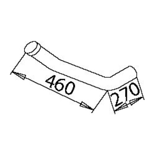 Труба глушителя MB 6204900319