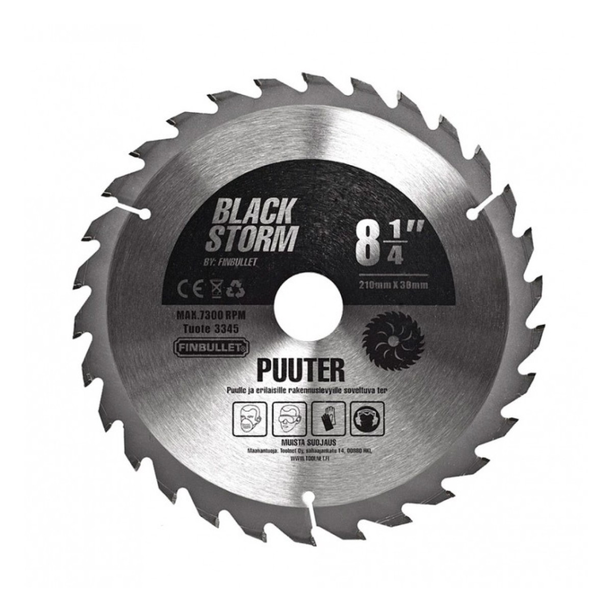 Saeketas 210/30T/30mm