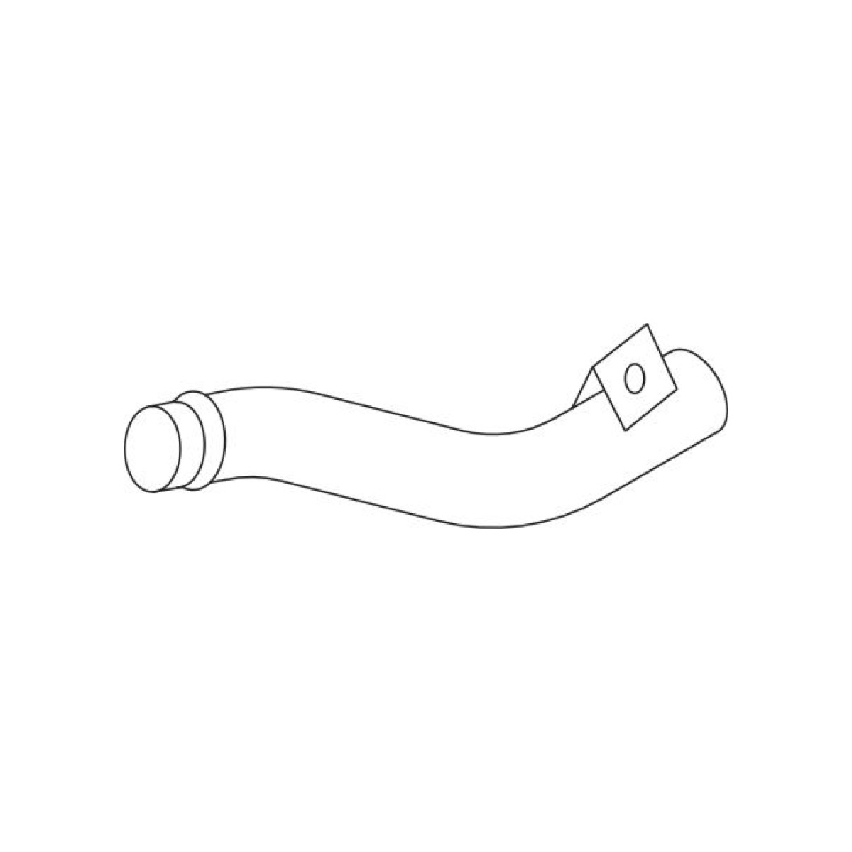 Приёмная труба глушителя VO F12