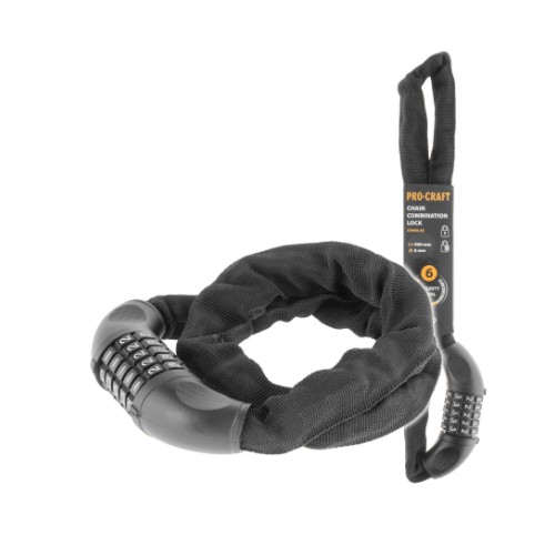 Chain lock with code Procraft CH900.6C 900mm 6mm