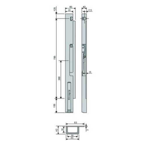 Маятниковая стойка Kinnegrip 800/VI EV