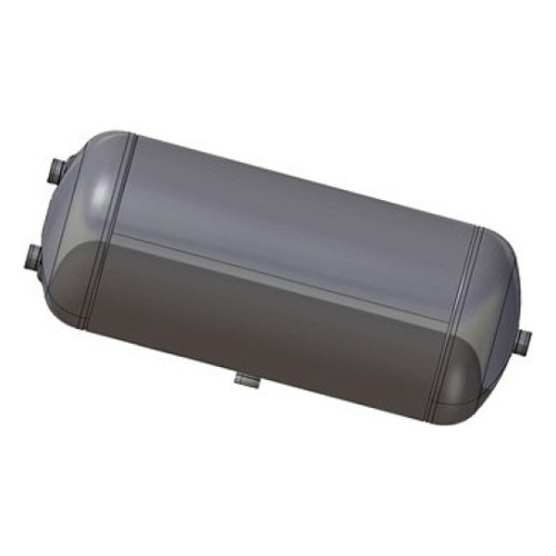Алюминиевый ресивер 60л 276x1110 12.5бар отверстия 2+1