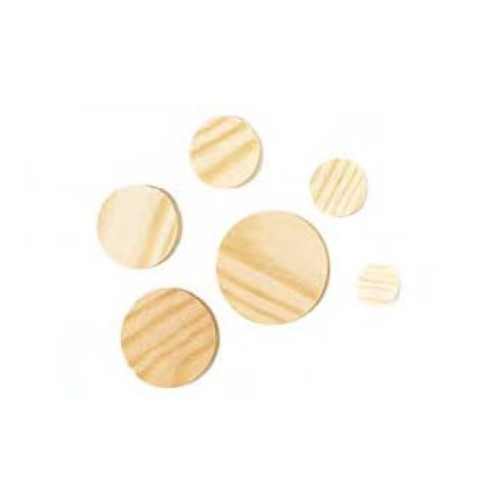 Wooden plugs Ø30mm 10 pcs