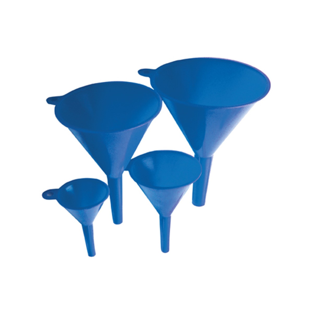 Plastic funnel set 4 pcs