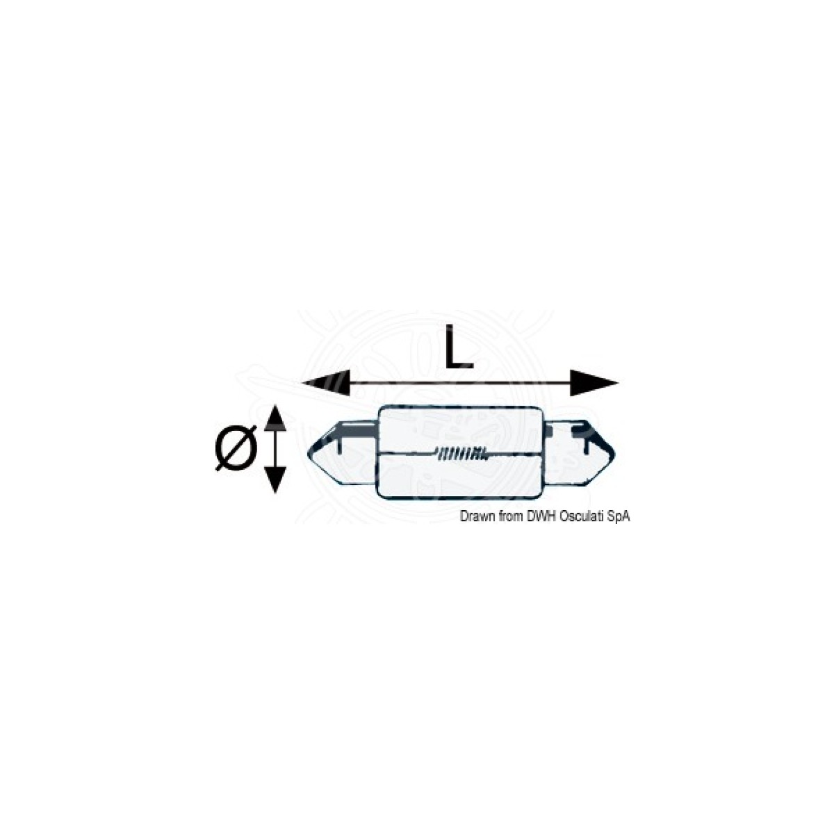 Navigatsioonitule pirn, 8 w, 12 v