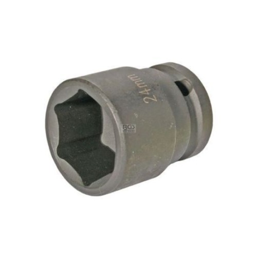 Impact socket 1/2" 24mm CrMo