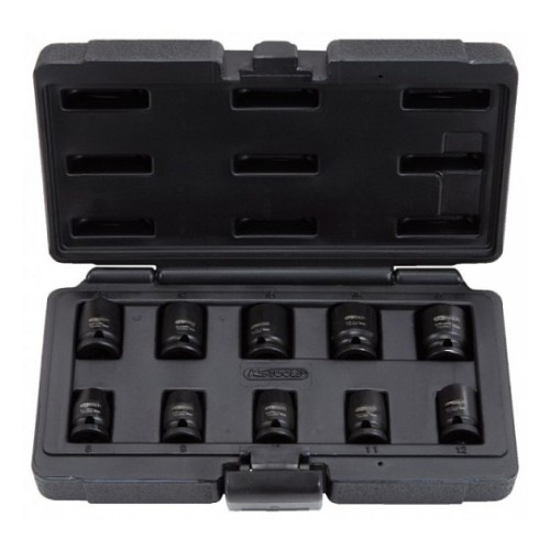 10-pc 12-point impact socket set 8-17Mm 3/8" Ks Tools