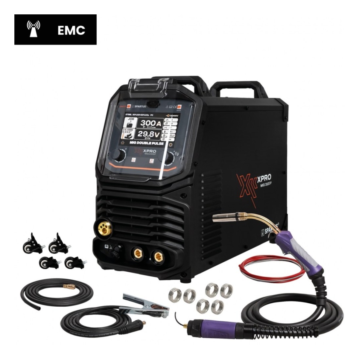 MIG keevitusinverter Spartus XPro MIG310DP dual pulse
