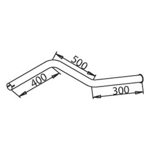 Труба глушителя MB 3604920405