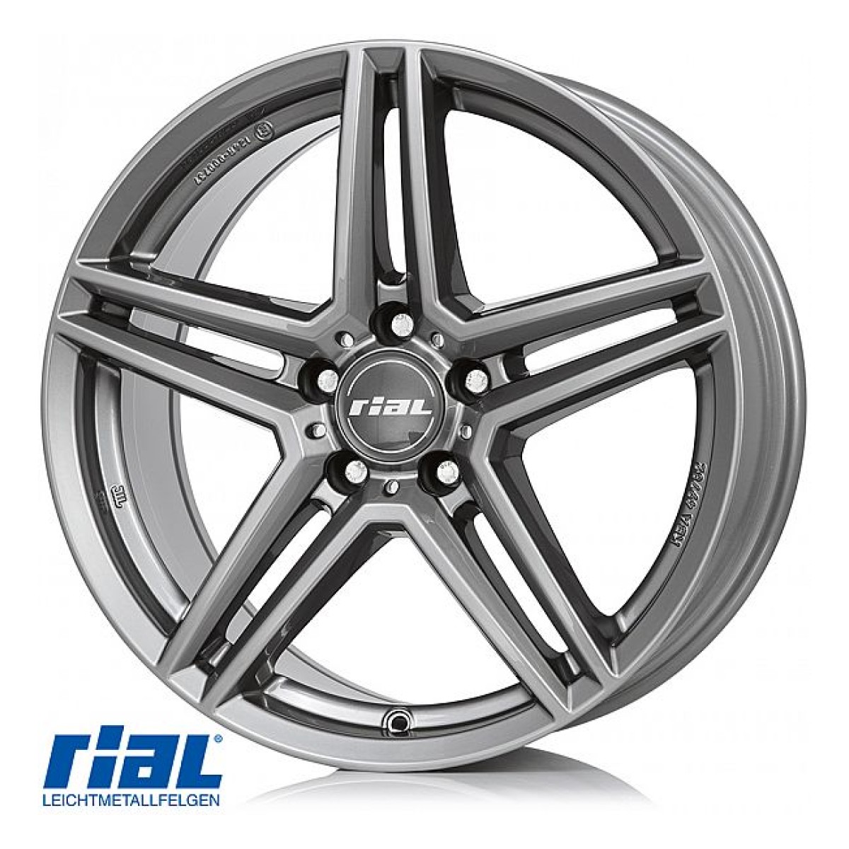 Alloy wheel Rial M10 Gr 8.5x18 5x112/48 (66.6) (Gr) (TÜV) (pk/R14) (Mercedes) kg790