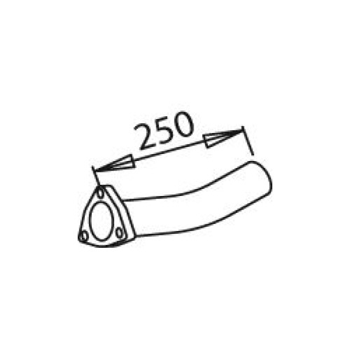 Труба глушителя MB 3854900019