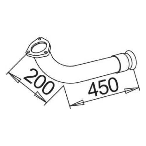 Труба глушителя MB 6164902319