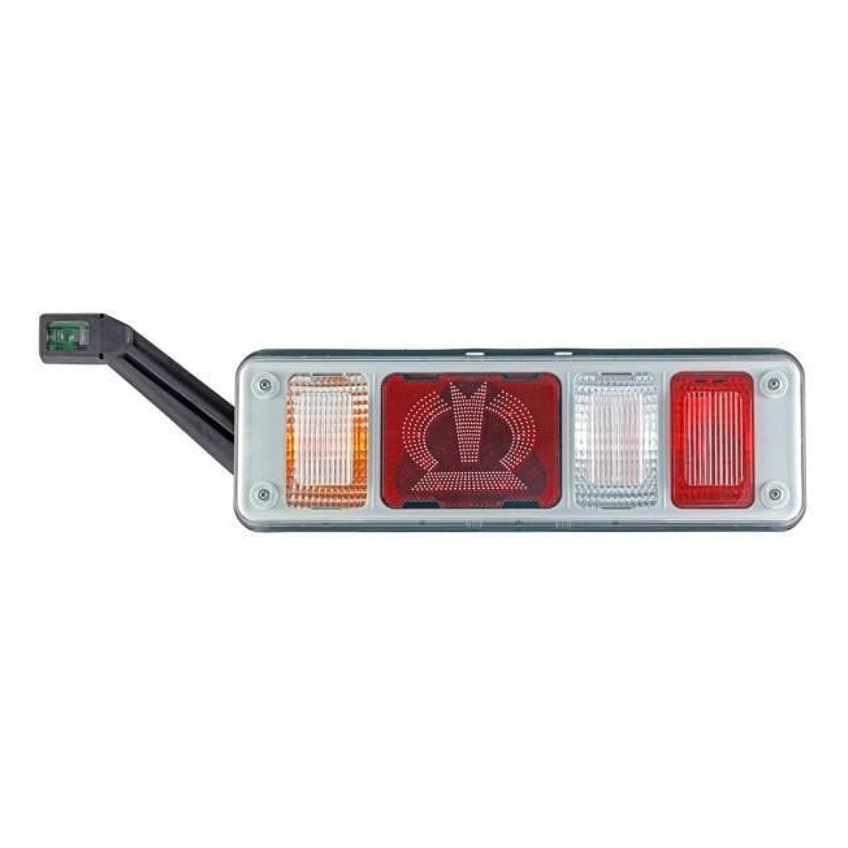 Задний фонарь LED левый + рожок с синим разъёмом логотип Krone 515072260