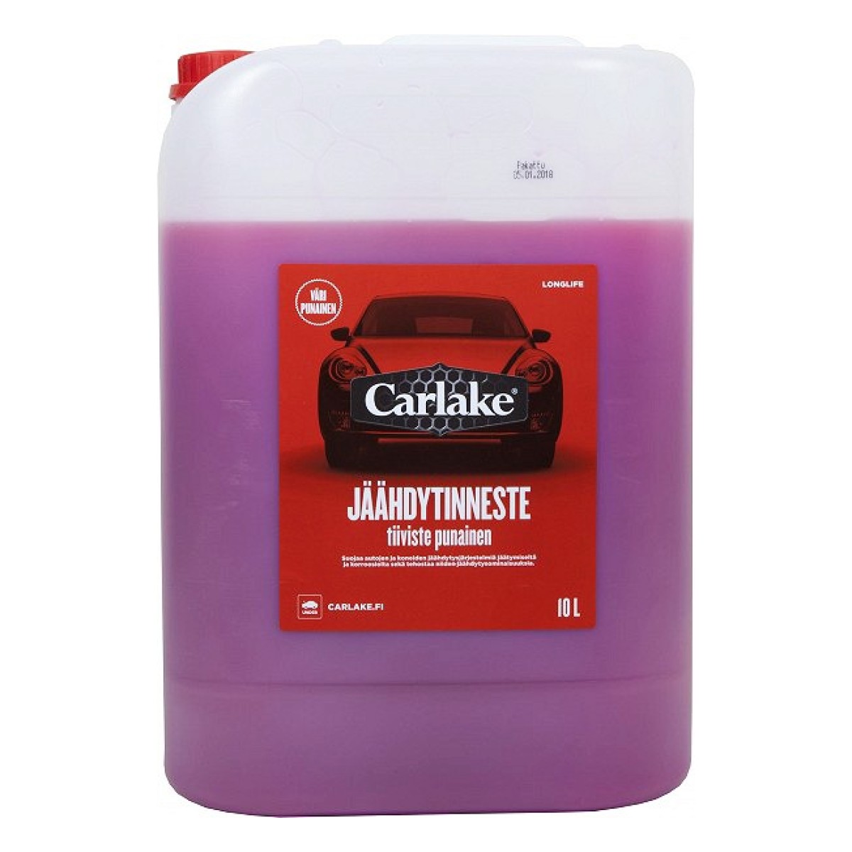 Carlake Punane Ll Jahutusvedelik Konts 10L
