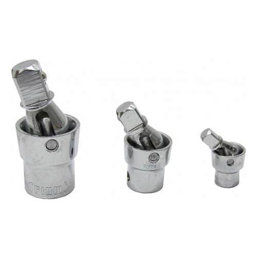 Набор карданных шарниров 3 предм. (шаровые) 1/4"+3/8"+1/2" Triumf