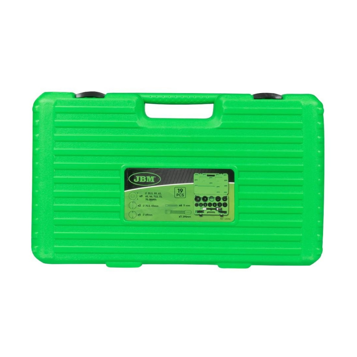 Bearing and bush removal set 15 pcs 55-84mm JBM