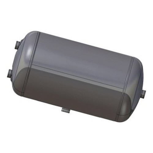 Алюминиевый ресивер 40Л 276x760 12.5бар отверстия 2+1