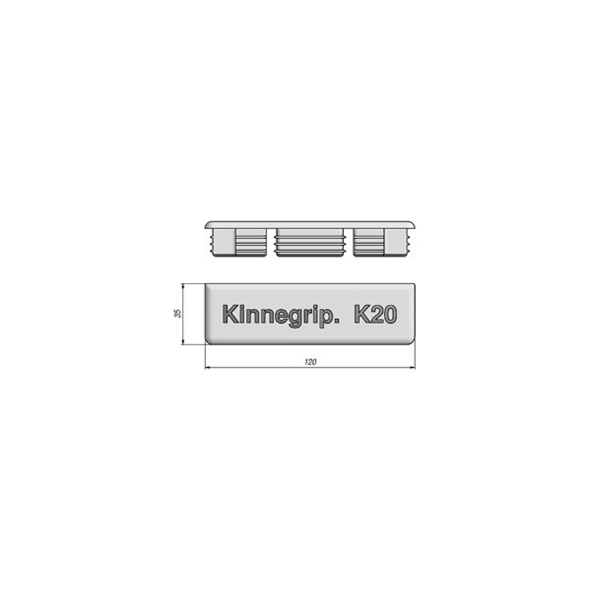 Заглушка Kinnegrip K-20, боковой