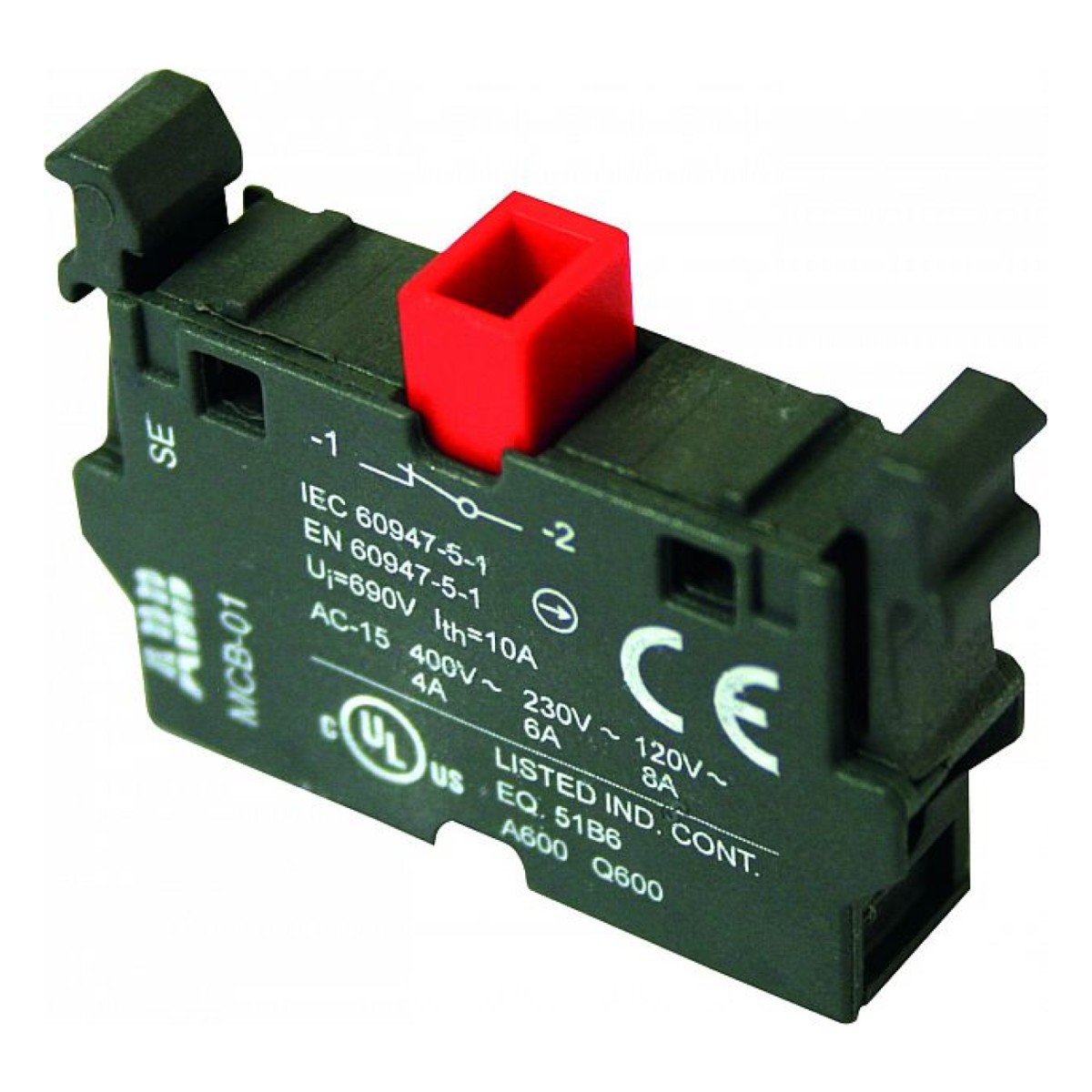 4514651M Zepro выключатель гидроборта Abb 1-Nc. 21278 красная