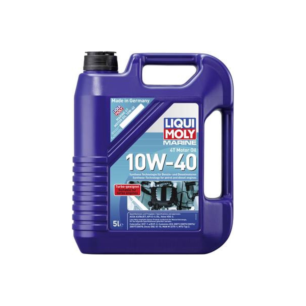 Масло для лодочных моторов Liqui Moly 4T 10W-40 5L
