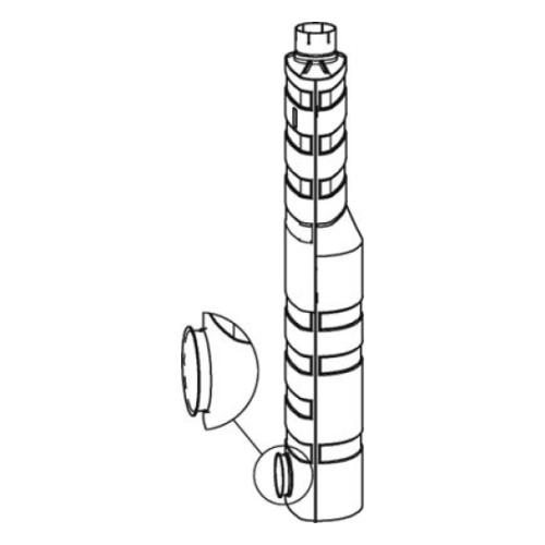 Вертикальный глушитель Volvo 20580850 Dinex