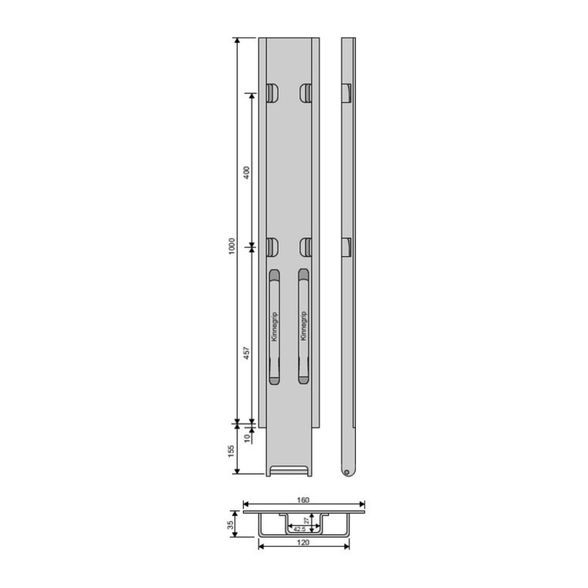 Kinnegrip 1000/20 Külg
