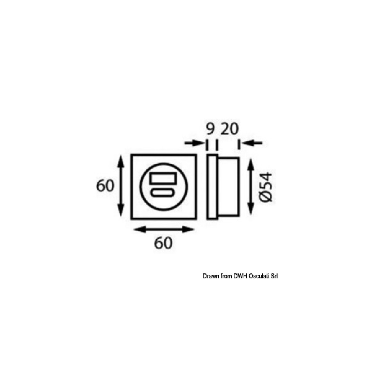 Usb-порт, 12/24V, черный