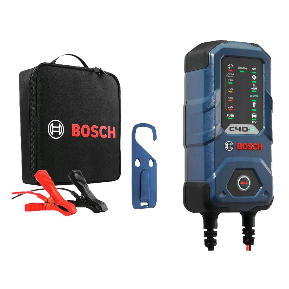Akulaadija C40 5.0A 6/12V 1.2-120Ah Bosch