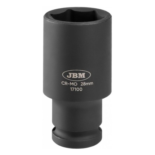 Deep impact socket 1/2" 28mm Cr-Mo JBM