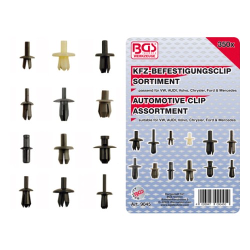 Plastic wall plug set 350 pcs